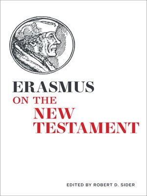 cover image of Erasmus on the New Testament